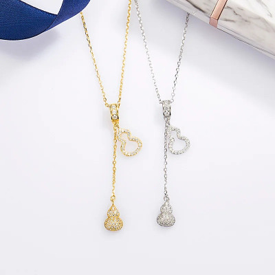 Dây chuyền nữ mặt hồ lô phong thủy 