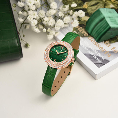 Đồng Hồ Nữ I&W Carnival 3008L Chính Hãng BH 24T Chịu Nước 30m Kính Chống Xước Dây Da Cao Cấp ( Máy Quartz)