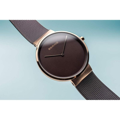 Đồng Hồ Unisex Bering Classic Màu Nâu 14539-262
