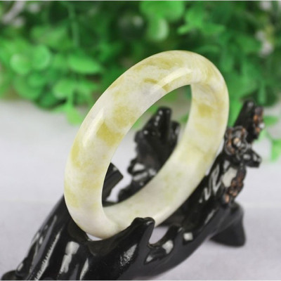 Vòng tay hoa mai Luxi green, Ngọc Serpentine thiên nhiên, KÈM BẢN PHOTO GIẤY KIỂM ĐỊNH SẢN PHẨM TẠI Sacombank