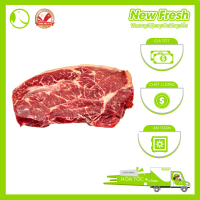 Lõi Vai Bò Úc Cắt Lát Nướng Steak - Khay 1Kg