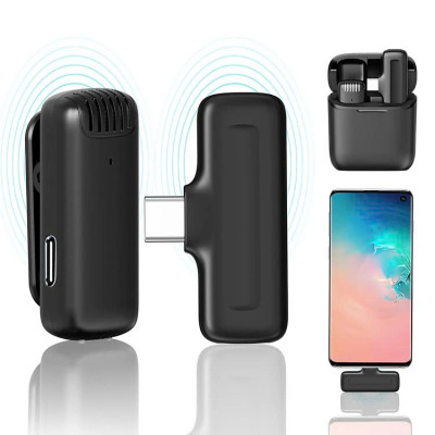 Micro Thu Âm Cài Áo Không Dây Cho Điện Thoại Android Cổng Type C Lọc Tiếng Ồn Xa 20m Máy Tính Bảng Máy Ảnh Hỗ Trợ Quay Video Tiktok Livestream Review Vlog Youtube Chất Lượng Cao – Hàng Nhập Khẩu