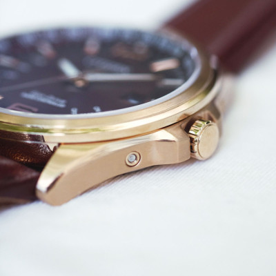 Đồng Hồ Nam Citizen Dây Da CB0018-19W - Mặt Nâu (Sapphire)