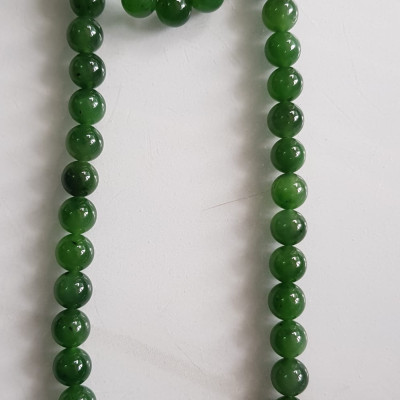 Vòng chuỗi đeo cổ Nữ mới đẹp Đá ngọc jade hay ngọc phật xanh tự nhiên  Size 8mm màu xanh ngọc bích bóng sang đẹp hợp mệnh thủy mộc hỏa Quà tặng ý nghĩa cho Mẹ, mình và người thân ý nghĩa ạ
