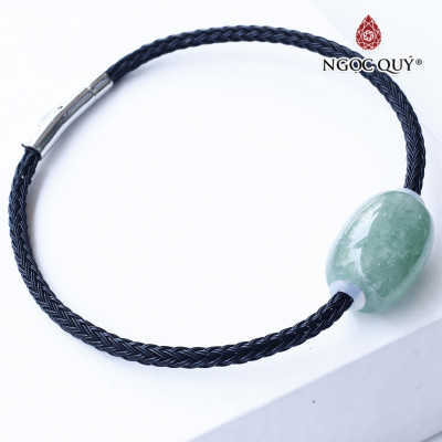Vòng dây thép đá	Thạch anh dâu xanh mệnh hỏa, mộc - Ngọc Quý Gemstones