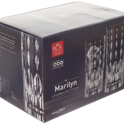 Ly Thuỷ Tinh Pha Lê Ý RCR - Marilyn HB Tumblers 350ml