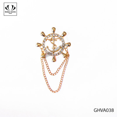 Ghim cài áo, ghim cài áo vest nam, cài áo vest nam- Ghim cài màu bạc GHVA038