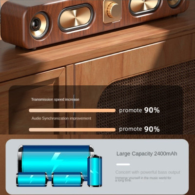 Loa Sound Bar không dây Bluetooth E3404 cho máy tính, laptop, điện thoại, máy tính bảng hàng nhập khẩu