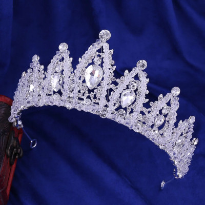 Vương miện cô dâu viền đá pha lê 