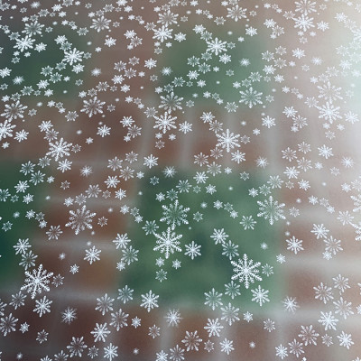 Decal dán kính mờ hoa tuyết - có sẵn keo - dán phòng ngủ - phòng bếp - phòng khách -dán cửa toilet DK49