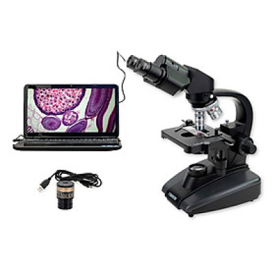 Kính hiển vi hai mắt cao cấp soi tinh trùng, vi khuẩn, tế bào Carson MS-170 (40-1600X) kèm Camera 5.1 MP- Hàng chính hãng