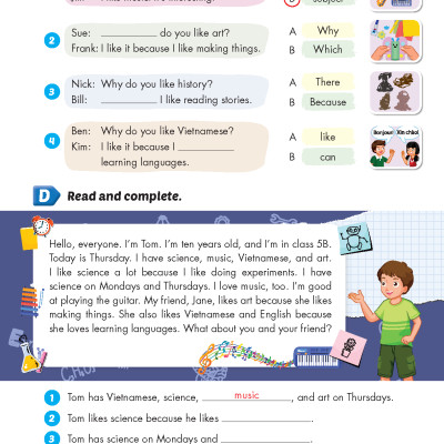 Bài tập Bổ trợ Tiếng Anh 5 i-Learn Smart Start