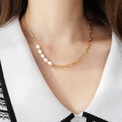 Dây chuyền vòng cổ mạ mix hạt châu nhỏ xinh nhiều kiểu quà tặng cho bạn nữ xinh đẹp