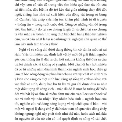 Sách - Vũ Điệu Sự Sống - Transformer - Bí Ẩn Hóa Học Sâu Thẳm Của Sự Sống Và Cái Chết