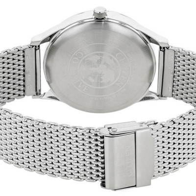 Đồng Hồ Citizen Nam Dây Kim Loại Máy Eco-Drive BV1111-83L - Mặt Xanh