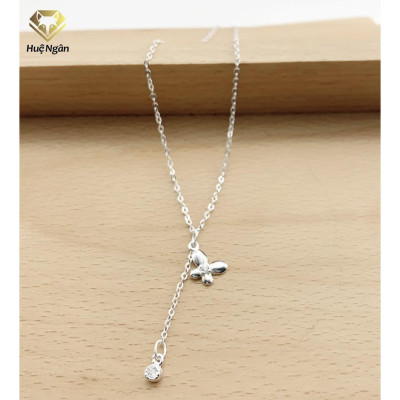 Lắc chân bạc Ý 925 Huệ Ngân - Cỏ bốn lá may mắn RYBJ50044