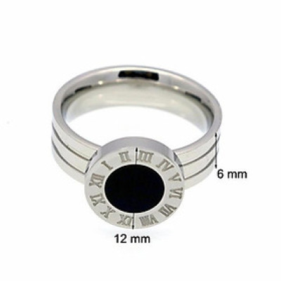 Nhẫn titan nữ cao cấp cách điệu thép không gỉ titanium trangsucpt có 3 màu sắc NNUT33 Women Pin