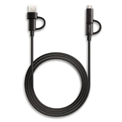  Dây Cáp Sạc 4 Trong 1 Input USB Type-C/USB-A và Output USB Type-C/Micro USB MiLi 1m - HX-L41 - Hàng Chính Hãng