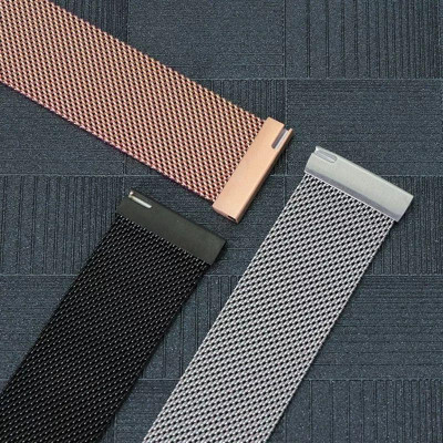 Khung viền bezel 41mm ( benzen ) đính hạt và dây Milanese 20mm dành cho Samsung Galaxy Watch 3 41mm