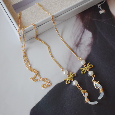Dây giữ kính đeo cổ nơ xinh đẹp thời trang tiện lợi phong cách Âu Mỹ nổi bật