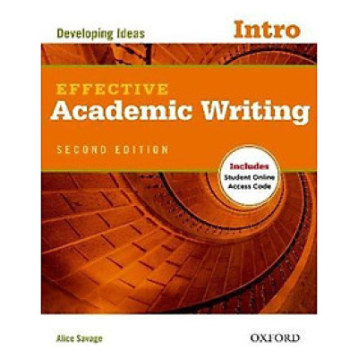 Effective Academic Writing 2E: Intro Student Book with Online Access Code