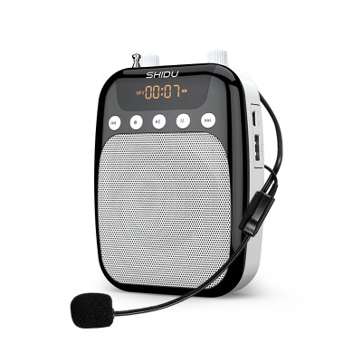 Máy trợ giảng Shidu SD-S358 - Giảng dạy hiệu quả, âm thanh sống động | Bluetooth 5.0, Thẻ nhớ, Công suất 10W, Pin 15h, FM, Ghi âm | Micro không dây, kết nối đa dạng | Thiết kế nhỏ gọn, bền bỉ | Phù hợp giảng dạy, hội họp, du lịch | Hàng Nhập Khẩu