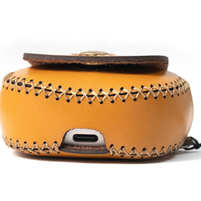 Bao da SEN tai nghe cho Bose Ultra Open Earbuds, hiệu Khacten.com - Hàng chính hãng  , chất liệu da bò, may tay