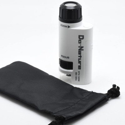 Quà Tặng Trị Giá 119K - Kính hiển vi mini cho trẻ em zoom 120x Do Nature Carson STV - 120M - Microscope Do.Nature STV-120M 60x-120x Zoom, Equipped with LED Light, Handheld and Small Design - Hàng Chính Hãng