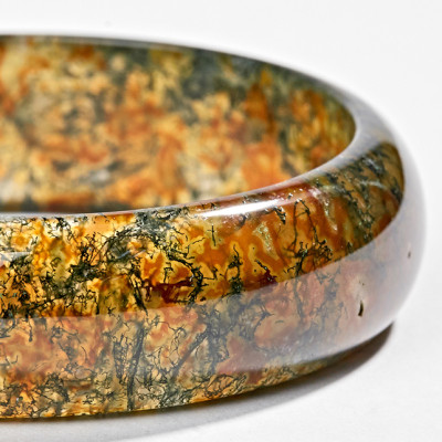 Vòng Băng Ngọc Thủy Tảo Huyết Ni 55 Ngọc Quý Gemstones