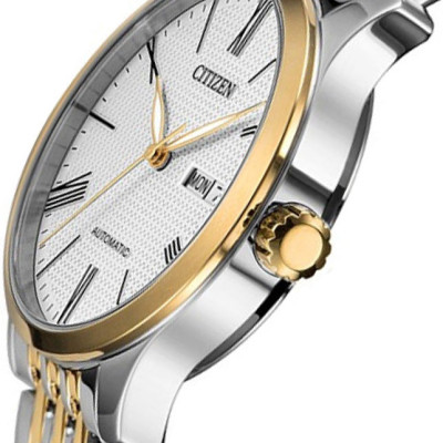 Đồng Hồ Nam Citizen Dây Thép Không Gỉ NH8354-58A - Mặt Trắng