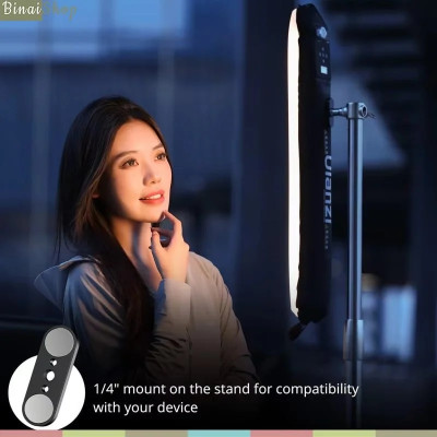 Ulanzi UA12 / UA20 - Đèn Ống Dang Túi Khí Di Động, Công Suất 12W Và 20W, Dải Nhiệt Màu CCT, Hỗ Trợ Nam Châm Kết Nối Từ Tính - Hàng chính hãng