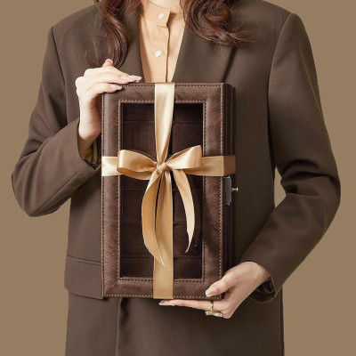  Hộp đựng đồng hồ da Songmics 2 tầng - Đẳng cấp châu Âu Hàng Chính Hãng