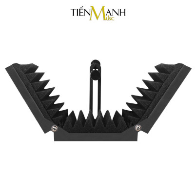 Màng Vách Chắn Tiêu Âm Cho Micro Phòng Thu Loại 3 Cánh Dr.Mic SIC-03N Mic Vocal Booth Màn Tấm Khung Vành Chống Dội, Vang, Tiếng Ồn Hàng Chính Hãng - Kèm Móng Gẩy DreamMaker