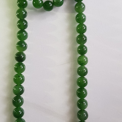 Vòng chuỗi đeo cổ Nữ mới đẹp Đá ngọc jade hay ngọc phật xanh tự nhiên  Size 8mm màu xanh ngọc bích bóng sang đẹp hợp mệnh thủy mộc hỏa Quà tặng ý nghĩa cho Mẹ, mình và người thân ý nghĩa ạ