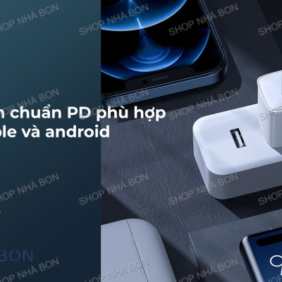 Củ sạc mini chuẩn PD 20W Remax RP-U75 - Hàng chính hãng