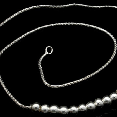 Dây Chuyền Trẻ Em Bạc Ta - Bạc Hiểu Minh DTE046