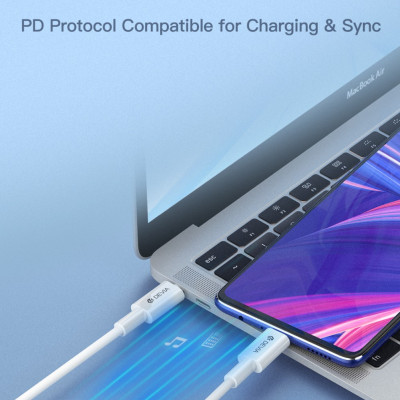 Dây sạc nhanh Devia Smart PD Type C to Type C 100cm Hàng chính hãng