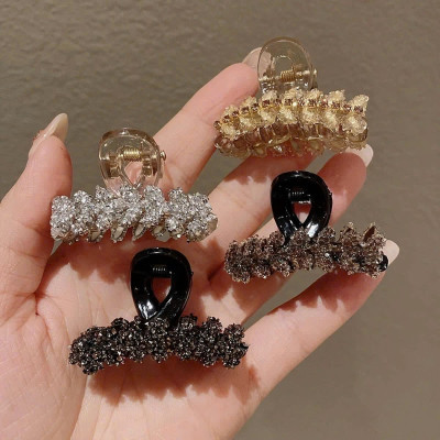 Set 4 Kẹp Tóc Bling Đính Đá Nhiều Màu, Dành Cho Tóc Siêu Xinh - HÀNG CHÍNH HÃNG MINIIN