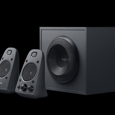 Loa vi tính Logitech Z625 Âm thanh 2.1, Công suất cực đại 400Watt - Hàng Chính Hãng - Bảo hành 12 tháng