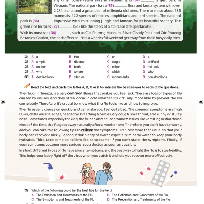 Bài tập Bổ trợ Tiếng Anh 12 Bright