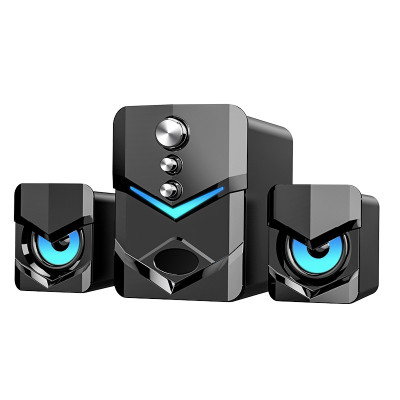 Bộ 3 Loa Máy Tính D222 Có Đèn LED, Âm Thanh 9D Chất Lượng Tốt, Nghe Nhạc Hay -  Hàng Nhập Khẩu
