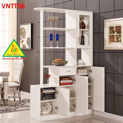 TỦ KỆ TRANG TRÍ KIÊM VÁCH NGĂN VNTT06 - Nội thất lắp ráp Viendong Adv