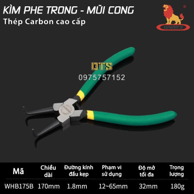 Kìm mở phe trong mũi cong công nghiệp WYNN
