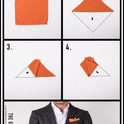 Khăn Cài Túi Áo Vest - Pocket Square - Phụ Kiện Cài Áo đen kẻ kim tuyến