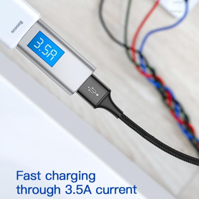 Dây sạc 4 IN 1 đa năng của Baseus  (3.5A, 120cm , Fast charge 4 in 1 Cable) cho iPhone/ iPad, Smartphone Android  - Hàng chính hãng