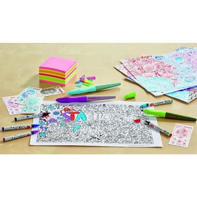 Set 3 ruột bút nước STABILO FUN - Đen