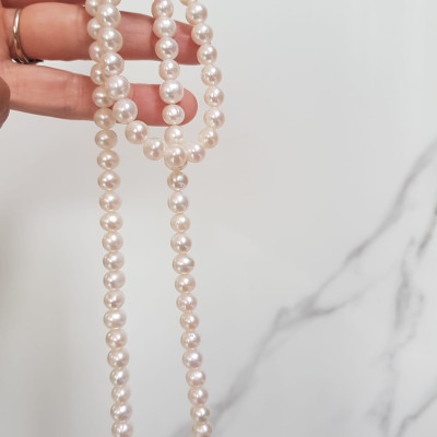 Bộ Trang Sức Ngọc Trai Trắng Bóng đẹp lắm ạ  Size hạt 8mm có khoen đẹp  Combo gồm cả vòng và Dây đeo cổ đẹp sang món quà ý nghĩa luôn ạ