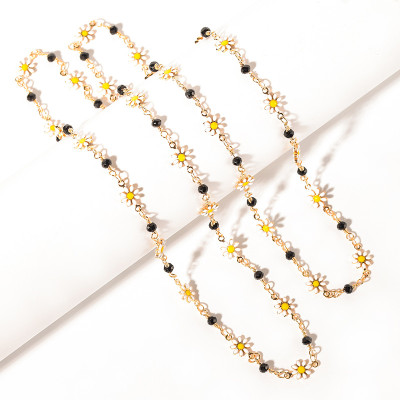 Chain kính phụ kiện dây đeo gọng giữ kính chống rơi vỡ tiện dụng dây đeo khẩu trang hoa cúc hoạ mi nhỏ xinh cách điệu strap airpod