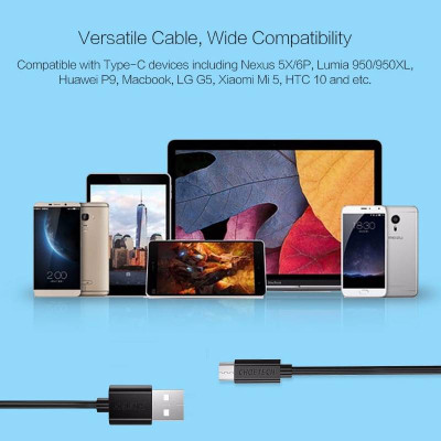 Dây cáp sạc PD Type-C hỗ trợ sạc nhanh dài 1m hiệu CHOETECH AC002 cho điện thoại / Macbook (sạc nhanh 3A / QC 3.0 , truyền tải dữ liệu cao, vật liệu cao cấp) - Hàng chính hãng