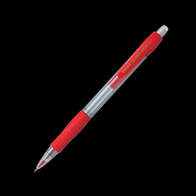 Bút Chì Bấm Super Grip (Thân Đỏ) H-187-SL-R